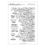 Concord & 9th - Flower Field Stamp Set (6 x 8), Dies and Stencil Bundle - Postage as per Actual