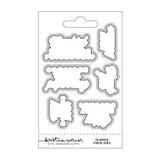 Concord & 9th - Flower Field Stamp Set (6 x 8), Dies and Stencil Bundle - Postage as per Actual