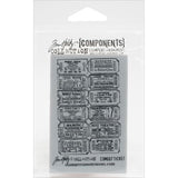 Tim Holtz Cling Stamp 2.5"X3.5"-Ticket