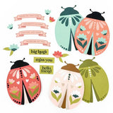 Concord & 9th - Lovely Ladybug Stamp Set (4 x 6) & Dies Bundle - Postage as per Actual