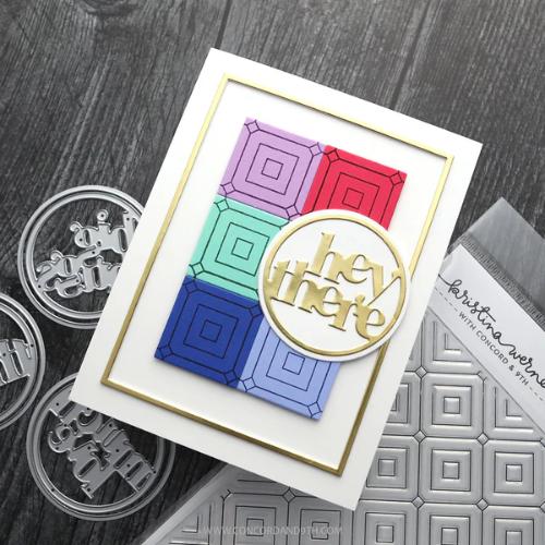 Concord & 9th - Easy Repeat Colette Tile Background Stamp (6 x 6)