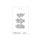 Concord & 9th - Small Script Greetings Dies