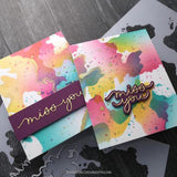 Concord & 9th - Splash Stencil Pack (4 qty; 6 x 9)
