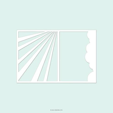 Concord & 9th - Clear Skies Stamp Set  (4 x 4), Dies & Stencil Bundle - Postage as per Actual