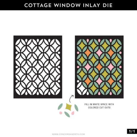 Concord & 9th - Cottage Window Inlay Die