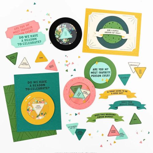 Concord & 9th - Fortune Fun Stamp Set (4 x 6) & Dies Bundle