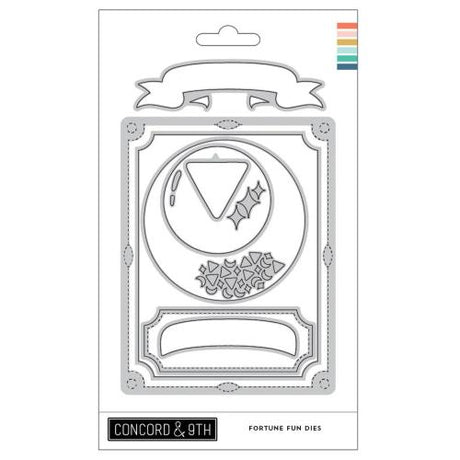 Concord & 9th - Fortune Fun Stamp Set (4 x 6) & Dies Bundle