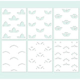 Concord & 9th - Layered Lotus Stamp Set  (4 x 4), Dies and Stencil Bundle - Postage as per Actual