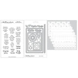 Concord & 9th - Petal Pop Greetings Stamp Set (4 x 6), Dies & Stencil Bundle - Postage as per Actual