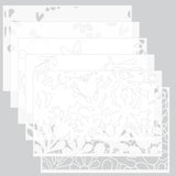Concord & 9th - Retro Flowers Stamp Set (6 x 8), Dies & Stencil Bundle - Postage as per Actual