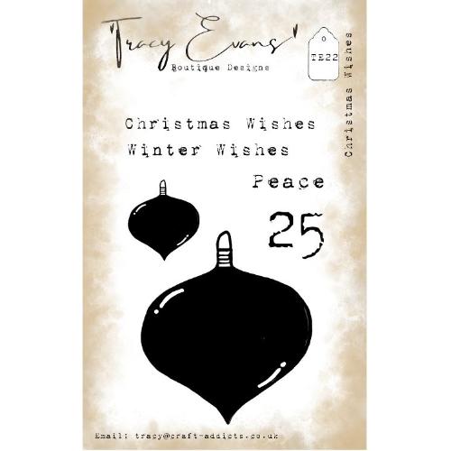 Tracy Evans - Christmas Wishes (A7 Stamp) (TE022)