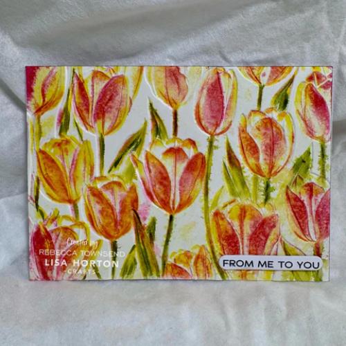 Lisa Horton Crafts 'A Year In Bloom' - Set of 12 - 5” x 7” 3D Embossing Folders - Postage as per Actual