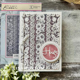 Lisa Horton Crafts 'A Year In Bloom' - Set of 12 - 5” x 7” 3D Embossing Folders - Postage as per Actual