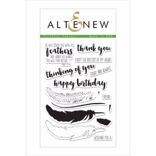 Altenew - Faithful Feather Stamp Set