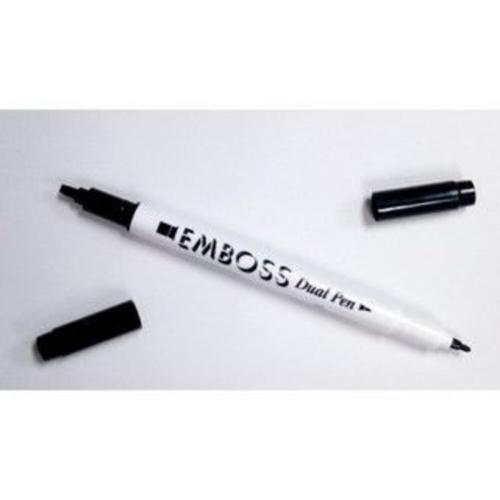 Tsukineko Emboss Dual Pen Real Black (05EM57)