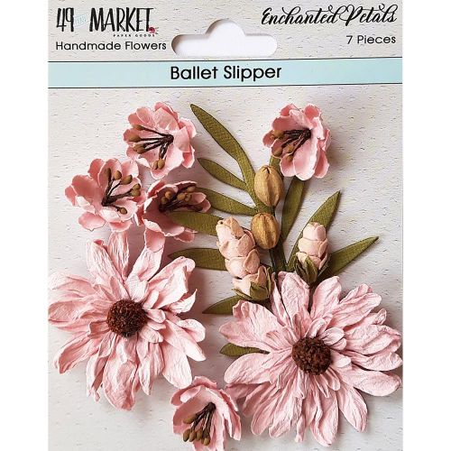 49 And Market Ballet Slipper Enchanted Petals 7/Pkg