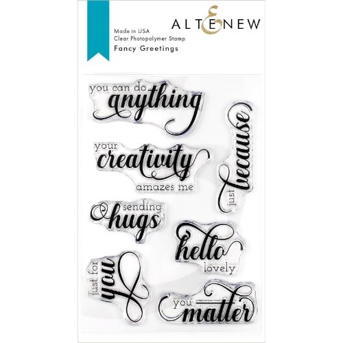 Altenew - Fancy Greetings Stamp Set