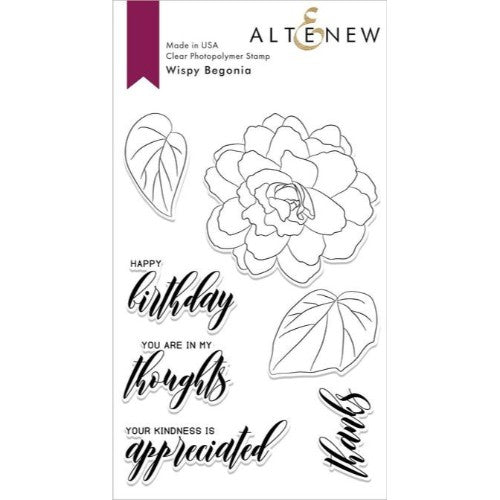 Altenew - Wispy Begonia Stamp Set