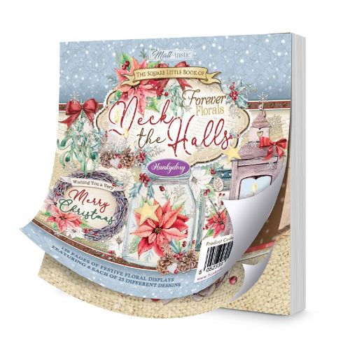 Hunkydory Crafts - The Little Square Book of Forever Florals Deck the Halls