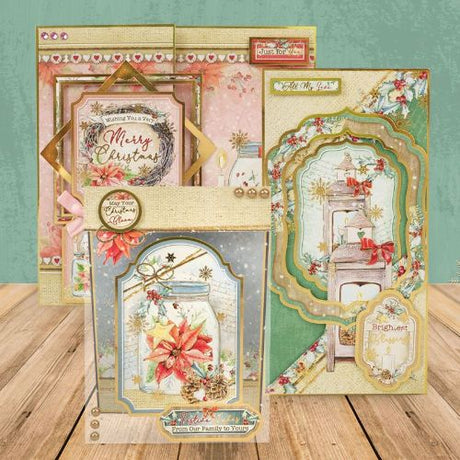 Hunkydory Crafts - Forever Florals - Deck the Halls Luxury Topper Collection with 2 x Bonus Topper Sheets - Postage as per Actual