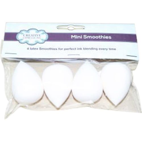 Creative Expressions Latex Mini Smoothies 4/Pkg 1.75" Long X 1.2" Wide