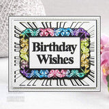 Creative Expressions - Sue Wilson - Frames & Tags Butterfly Rectangle Craft Die