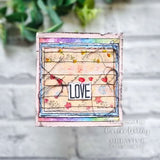 Creative Expressions Washi Strip Layering Stencil Ditsy Print