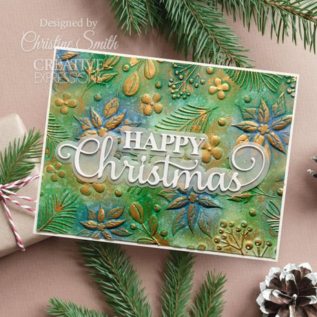 Creative Expressions Nature's Christmas 5 in x 7 in 3D Embossing Folder