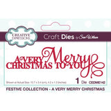 Creative Expressions Sue Wilson Craft Die A Very Merry Christmas