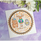 Creative Expressions Jane's Doodles Warm Hugs 6 in x 8 in Clear Stamp Set