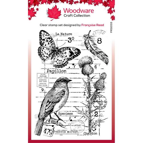 Woodware Clear Singles Nature Page 4 in x 6 in Stamp Set (FRS1033)