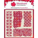 Woodware Organic 6 in x 6 in Stencil (FRST085)