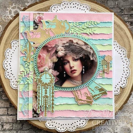 Creative Expressions Taylor Made Journals Chateau Life 6 in x 8 in Clear Stamp Set