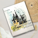 Creative Expressions Taylor Made Journals Fleur-de-lis Elegance 6 in x 8 in Stencil