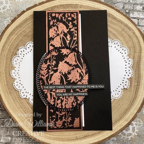 Creative Expressions Dreamy Harebells 4 in x 6 in Pre Cut Rubber Stamp