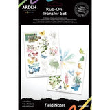 Arden Creative Studio Field Notes 6x8 Inch Rub-On Transfer Set (ACSRO0007)