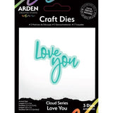 Arden Creative Studio Sentiment Cloud Series Craft Set Die Love You (ACSCD0030)