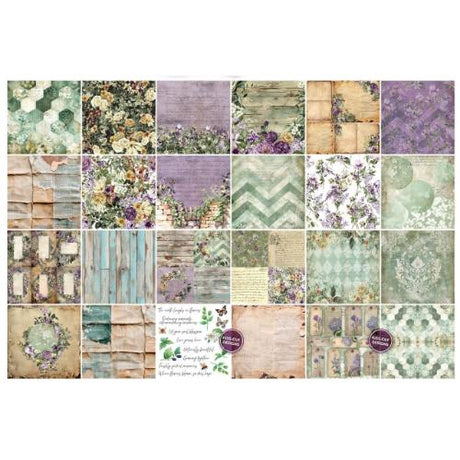 TEXT(ures) Beneath the Brambles 8x8 Inch Paper Pad (TEXPP0002)