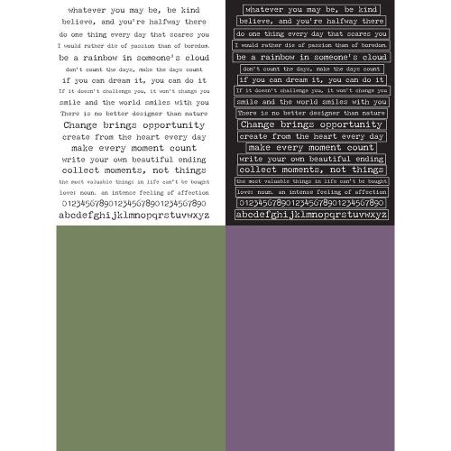 TEXT(ures) Beneath the Brambles Laser Cut Sentiment Pack (19pcs) (TEXLC0001)