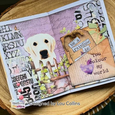 TEXT(ures) Beneath the Brambles 6x8 Inch Rub-On Transfer Set (8pcs) (TEXRO0001)