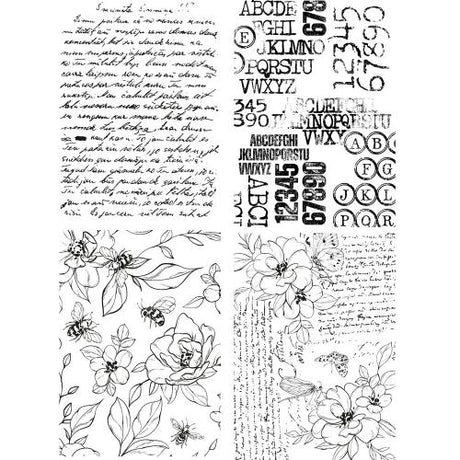 TEXT(ures) Beneath the Brambles 5x7 Inch Decoupage Paper (8pcs) (TEXDP0001)
