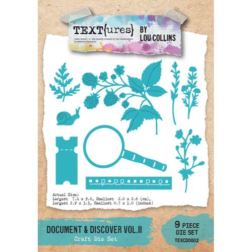 TEXT(ures) Beneath the Brambles Craft Die Set Document & Discover Vol.II (TEXCD0002)