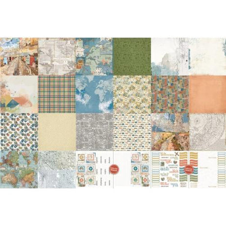 Arden Creative Studio Been There 12x12 Inch Paper Pad by Katie Pertiet (ACSPP0020)- Postage as per Actual