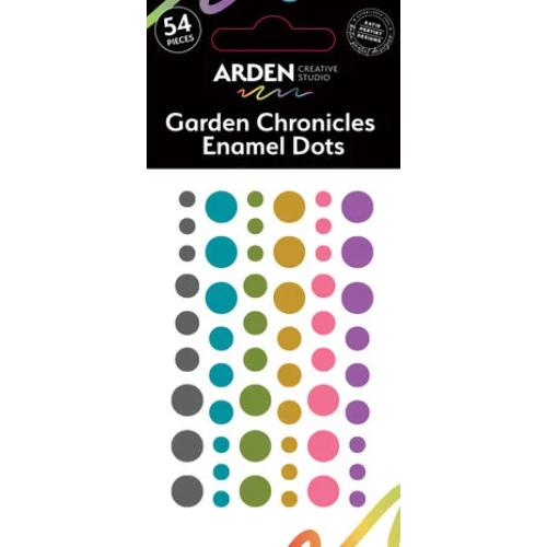 Arden Creative Studio Garden Chronicles Enamel Dots (54pcs) by Katie Pertiet (ACSED0007)