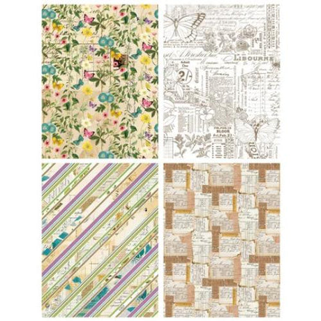 Arden Creative Studio Garden Chronicles 6x8 Inch Decoupage Paper (12pcs) by Katie Pertiet (ACSDP0004)
