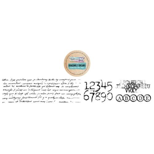 TEXT(ures) Dragonfly Dreams Kiss-Cut PET Tape by Lou Collins (TEXCT0001)