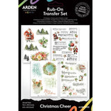 Arden Creative Studio Christmas Cheer 6x8 Inch Rub-On Transfer Set by Katie Pertiet (ACSRO0011)