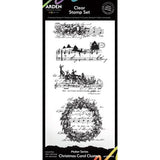 Arden Creative Studio Maker Series 4x8 Inch Clear Stamp Set Christmas Carol Clusters by Katie Pertiet (ACSCS0032)