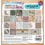 TEXT(ures) Winter in Bloom 8x8 Inch Paper Pad by Lou Collins (TEXPP0005)
