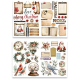 TEXT(ures) Winter in Bloom Laser Cuts Wood & Words (58pcs) by Lou Collins (TEXLC0003)